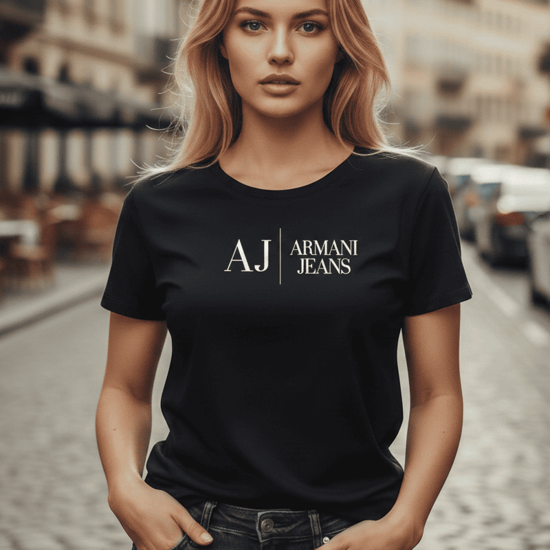 Тениска с принт - AR41 - L размер - FashionVibe