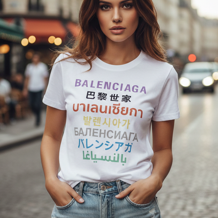 Тениска с принт - BB11