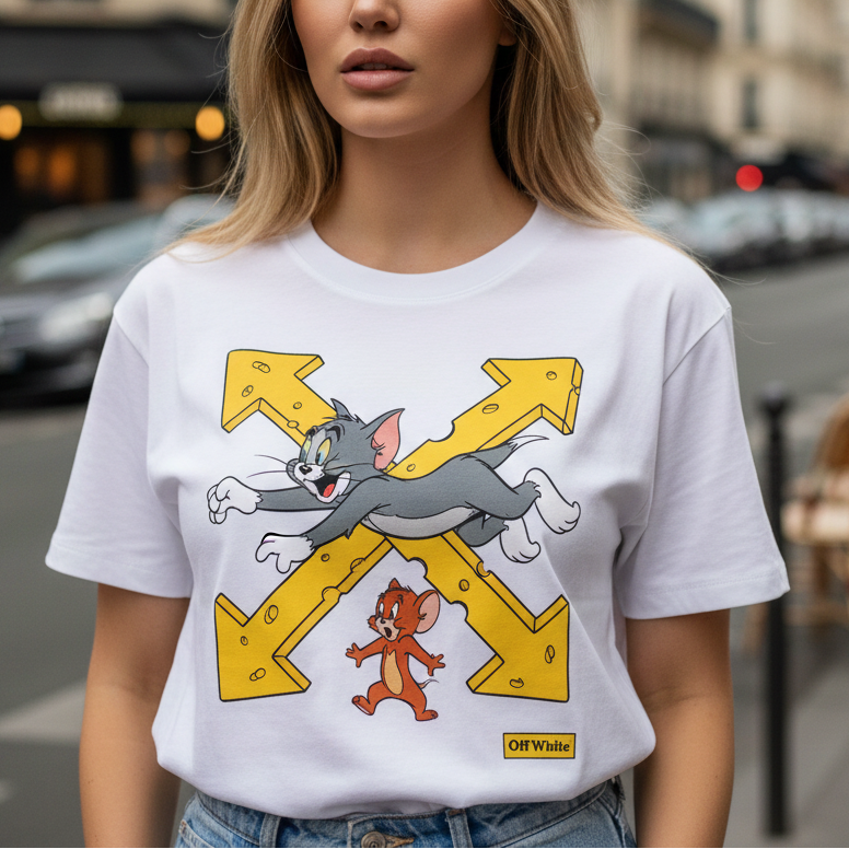 Тениска с принт - GS2107